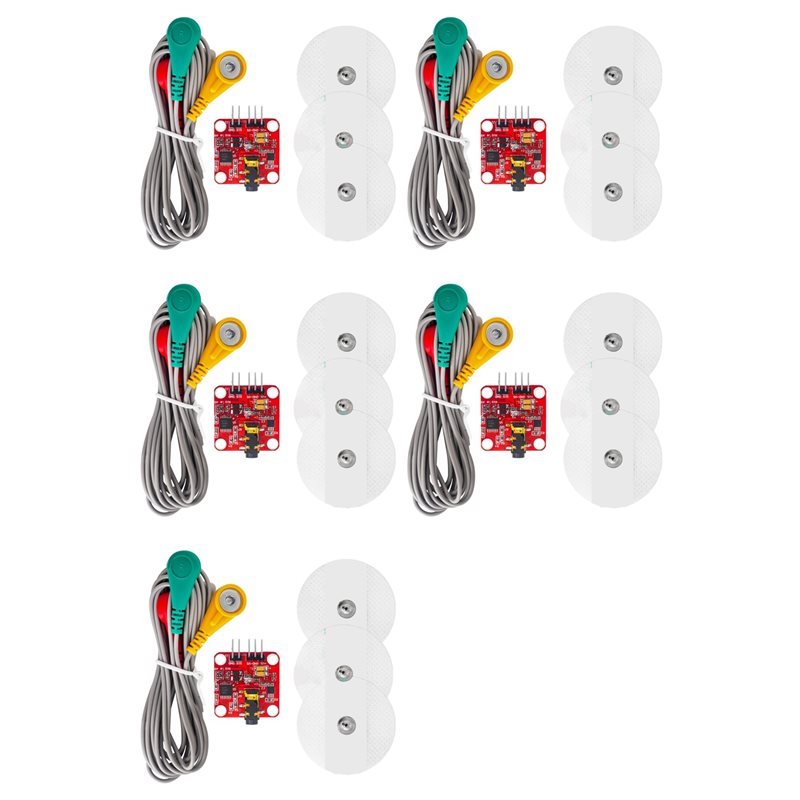 Muscle Sensor Emg - A52T 5X Muskel-Elektrosensor-Modul zur EMG-Signalerfassung für