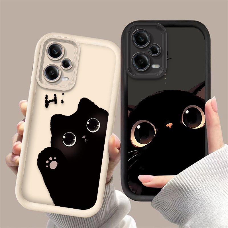 Xiaomi Redmi Note 14 - Schöne Big Eyed Cat Handyhülle für