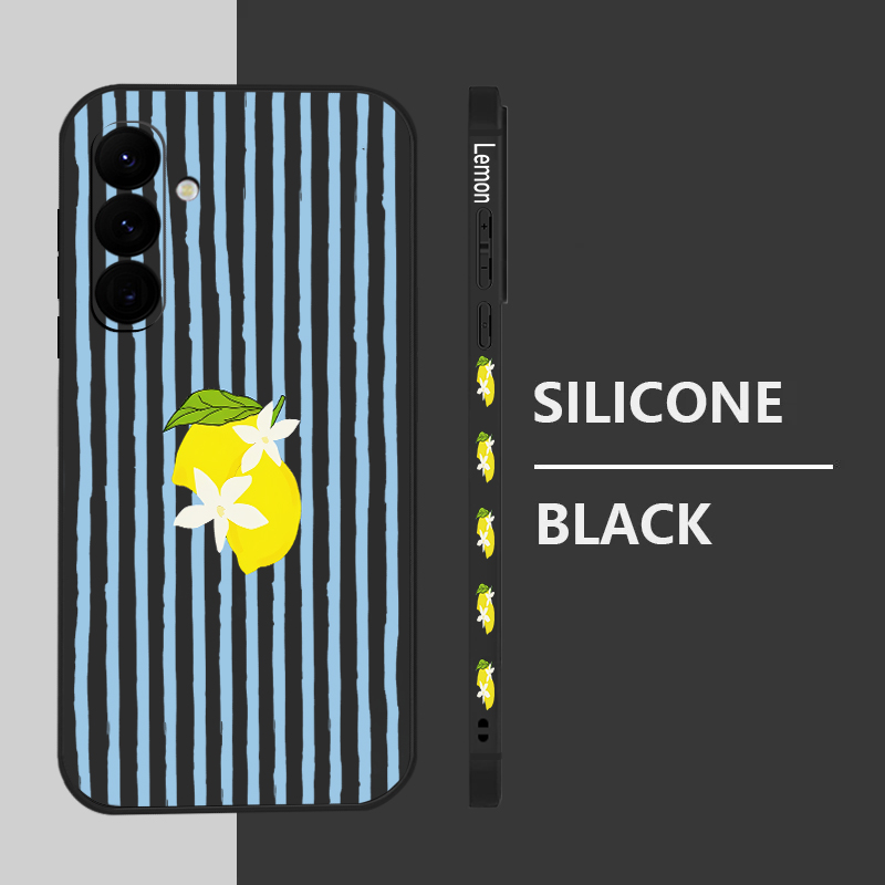 Gestreifte Zitronen-Print TPU  – Samsung Galaxy A55 Bewertung und Preis