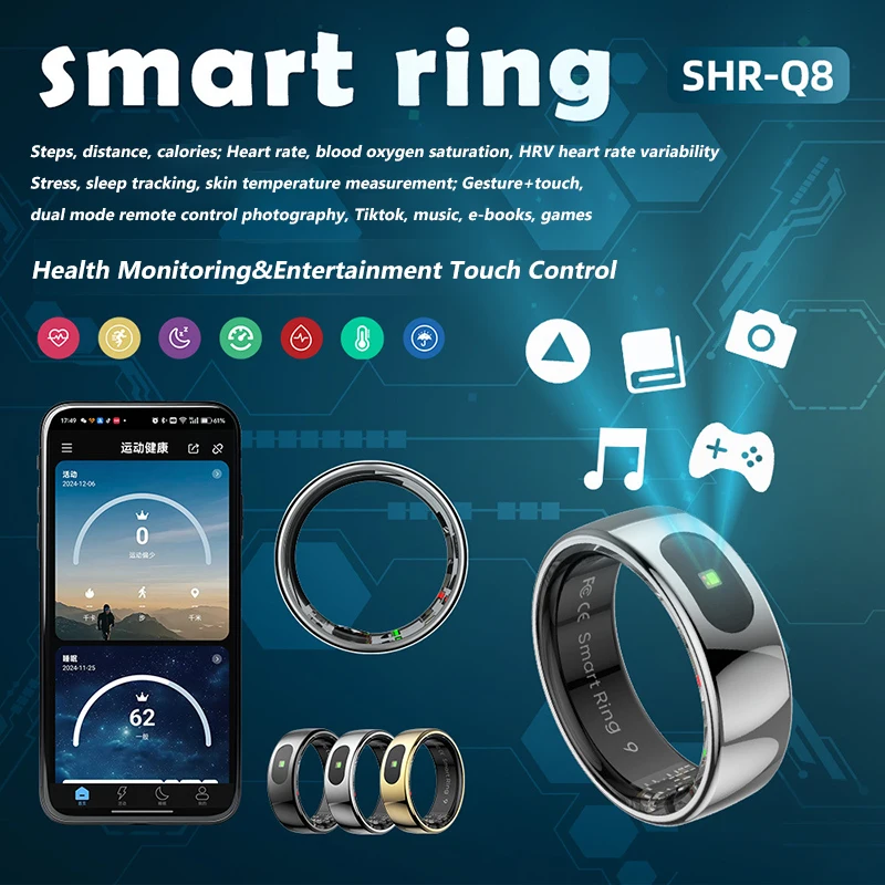 R08 Smart Ring Männer Frauen L – Temperature Ring Skin Bewertung und Preis